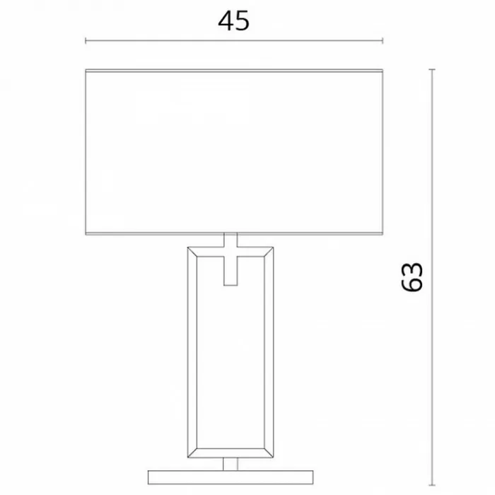 Настольная лампа декоративная Divinare Porta 5933/01 TL-1 Цвет арматуры коричневый Цвет плафонов кремовый от ImperiumLoft
