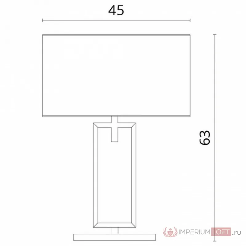 Настольная лампа декоративная Divinare Porta 5933/01 TL-1 Цвет арматуры коричневый Цвет плафонов кремовый от ImperiumLoft