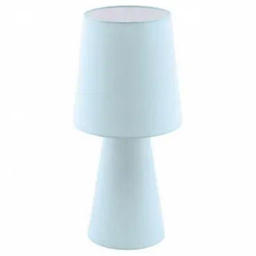 Настольная лампа декоративная Eglo ПРОМО Carpara 97432 Цвет арматуры голубой Цвет плафонов голубой от ImperiumLoft