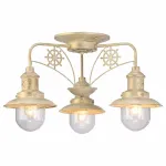 Потолочная люстра Arte Lamp Sailor A4524PL-3WG Цвет арматуры золото Цвет плафонов прозрачный от ImperiumLoft