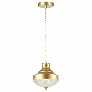 Подвесной светильник Odeon Light Krona 4658/1 Цвет арматуры золото Цвет плафонов прозрачный