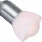 Спот Arte Lamp Falena A3115AP-1SS Цвет арматуры серебро Цвет плафонов белый от ImperiumLoft