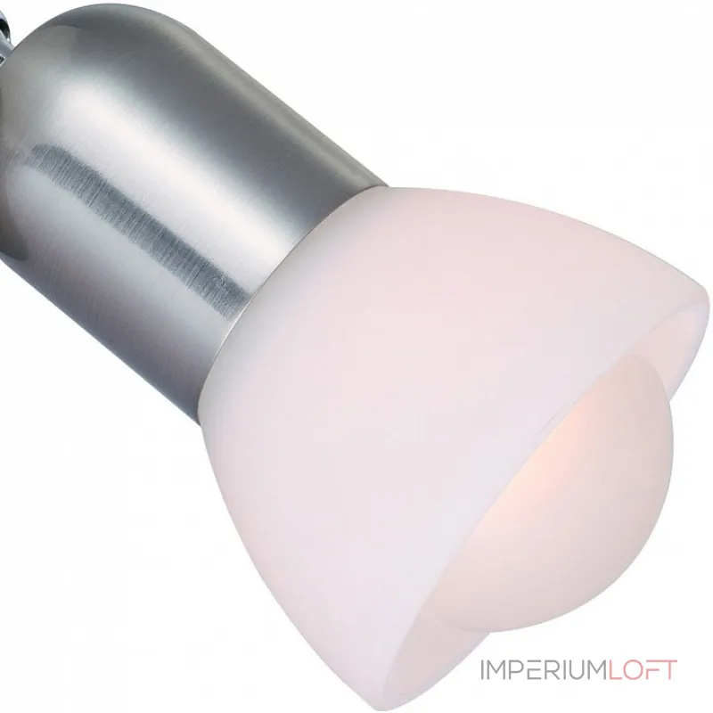 Спот Arte Lamp Falena A3115AP-1SS Цвет арматуры серебро Цвет плафонов белый