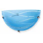 Накладной светильник TopLight Xithi TL9290Y-01BL Цвет арматуры хром Цвет плафонов голубой