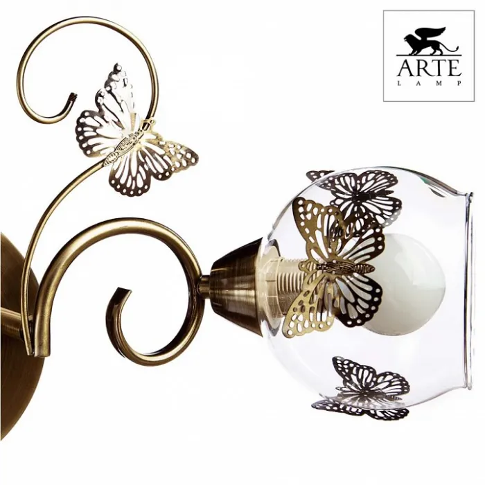 Люстра на штанге Arte Lamp Alessandra A5004PL-3AB Цвет арматуры бронза Цвет плафонов бронза от ImperiumLoft