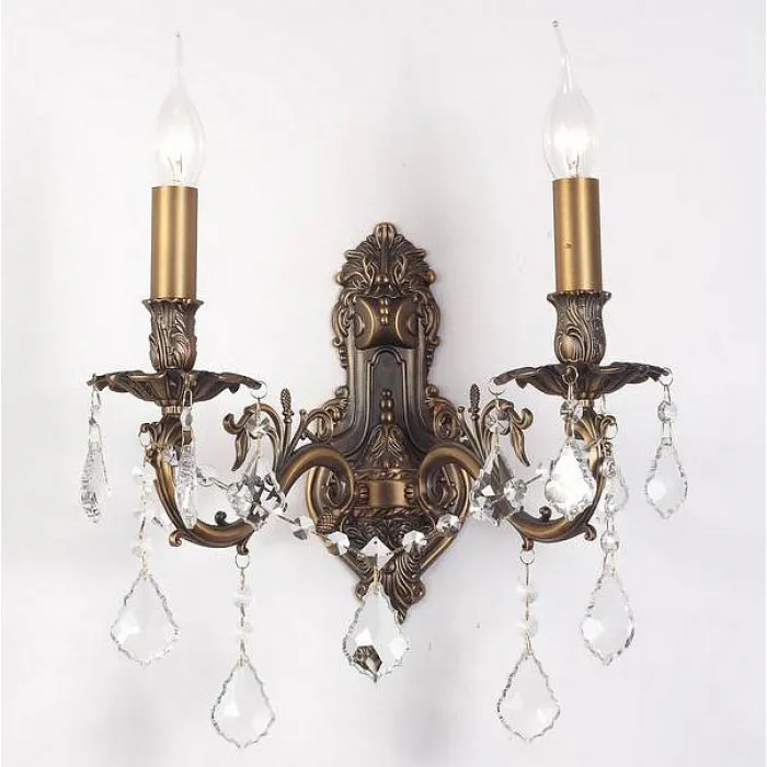Бра Lucia Tucci Barletta BARLETTA W122.2 antique Цвет плафонов прозрачный Цвет арматуры бронза от ImperiumLoft