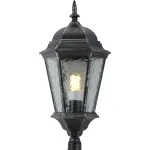 Фонарный столб Arte Lamp Genova A1207PA-1BS Цвет арматуры серебро Цвет плафонов прозрачный от ImperiumLoft