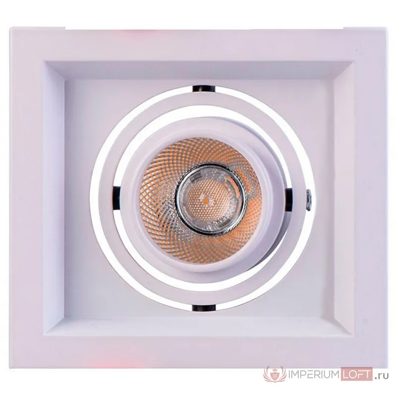 Встраиваемый светильник MW-Light Круз 637016101 Цвет арматуры белый Цвет плафонов белый от ImperiumLoft