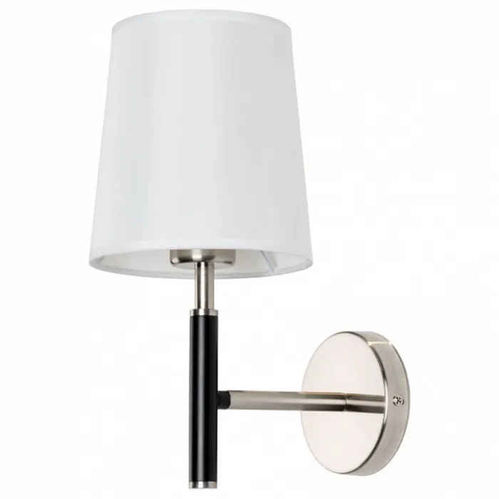 Бра Arte Lamp Rodos A2589AP-1SS Цвет плафонов белый Цвет арматуры никель от ImperiumLoft