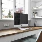 Розетка с заземлением, шторками и USB Werkel Gallant белые W5071701