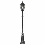 Фонарный столб Arte Lamp Genova A1207PA-1BS Цвет арматуры серебро Цвет плафонов прозрачный от ImperiumLoft