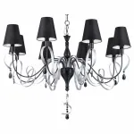 Подвесная люстра Maytoni Intreccio ARM010-08-R Цвет арматуры черный Цвет плафонов черный от ImperiumLoft