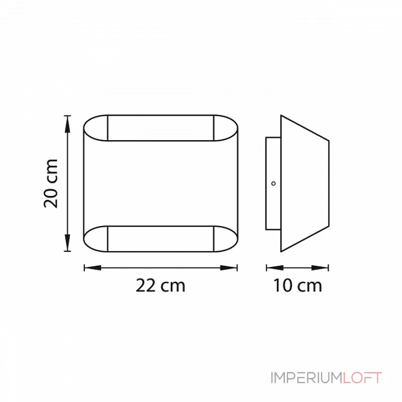 Накладной светильник Lightstar Muro 808627 Цвет арматуры хром Цвет плафонов черный