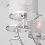 Подвесная люстра Eurosvet Licata 60099/8 серебро Цвет арматуры серебро Цвет плафонов серебро от ImperiumLoft