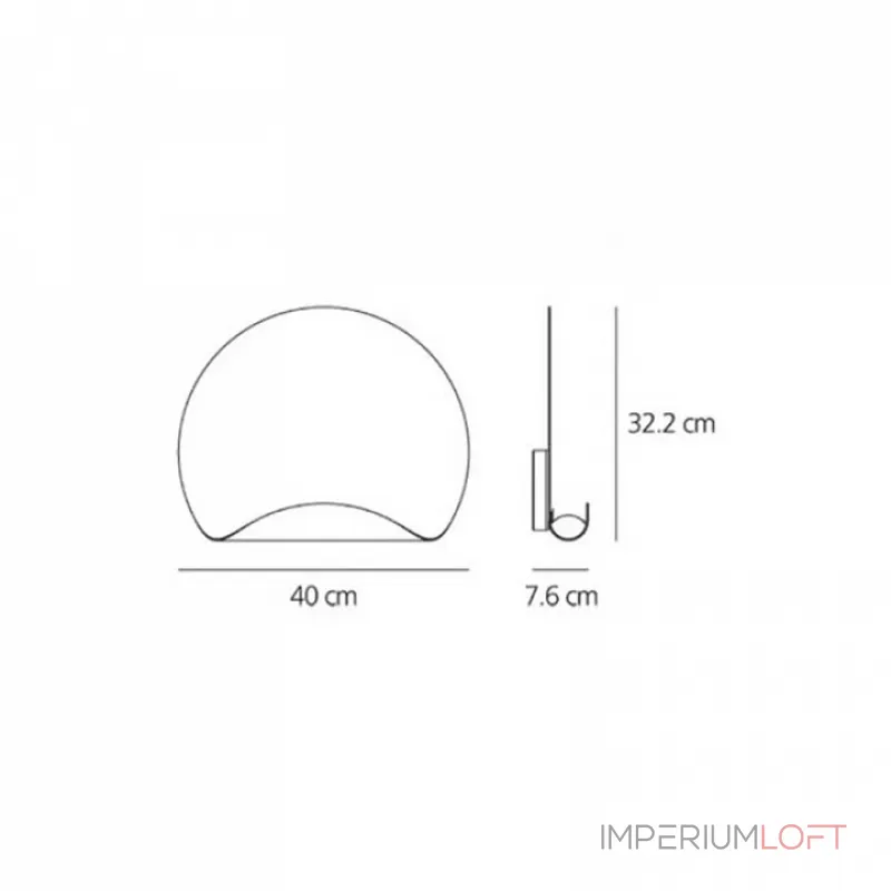 Бра Artemide 1611010A