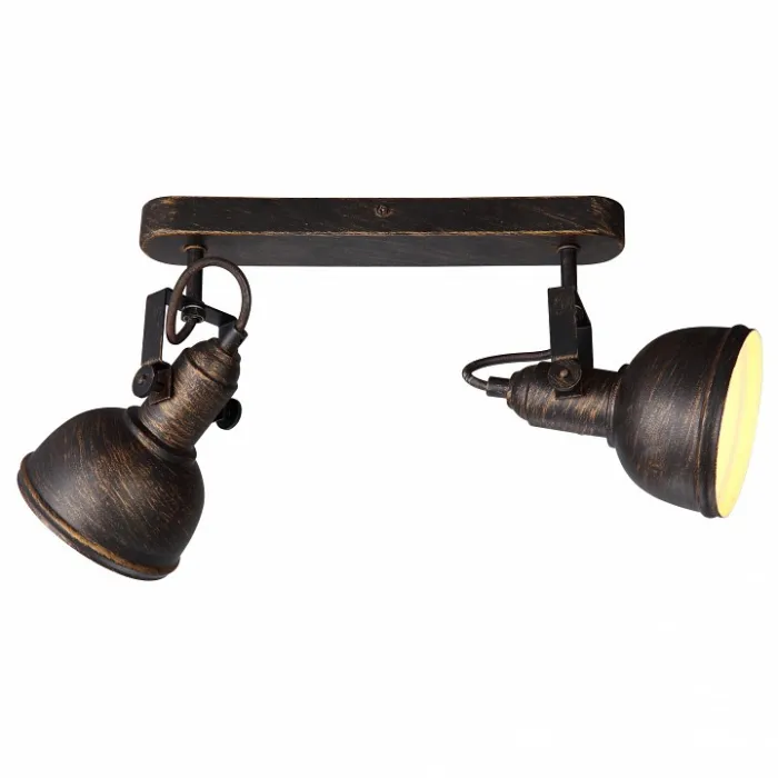 Спот Arte Lamp Martin A5213AP-2BR Цвет арматуры коричневый Цвет плафонов коричневый от ImperiumLoft
