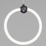 Подвесной светильник Eurosvet Rim 90166/1 Цвет плафонов белый Цвет арматуры черный от ImperiumLoft