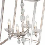 Подвесная люстра Lucia Tucci Inessa INESSA 3850.4 silver от ImperiumLoft