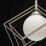 Подвесной светильник MW-Light Призма 1 726010201 Цвет арматуры никель Цвет плафонов бронза от ImperiumLoft