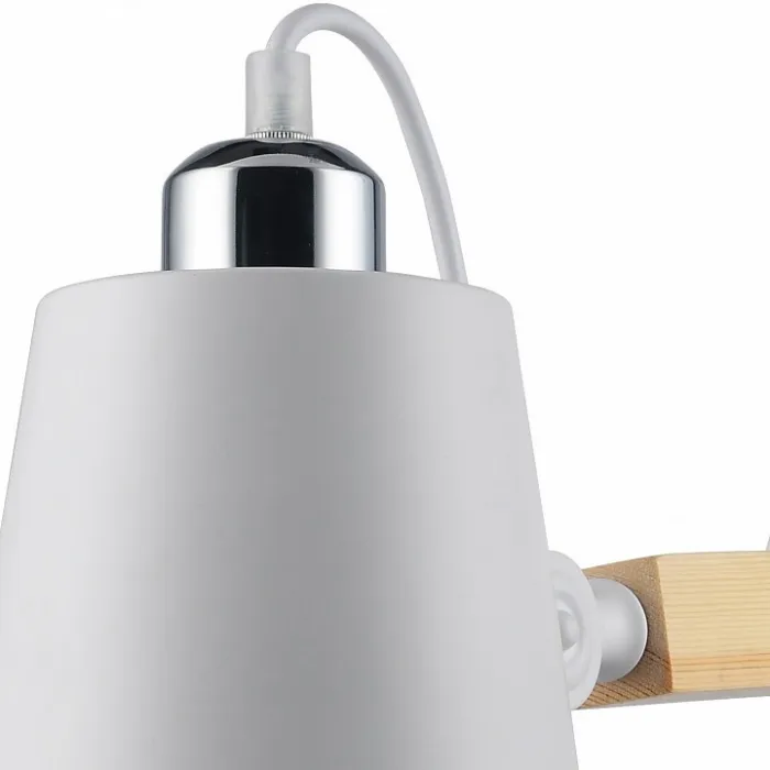 Бра Arte Lamp 7141 A7141AP-1WH Цвет арматуры белый Цвет плафонов белый от ImperiumLoft