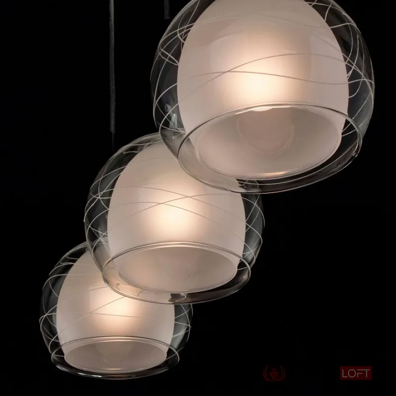 Подвесной светильник Citilux Буги CL157132 Цвет плафонов белый Цвет арматуры хром от ImperiumLoft