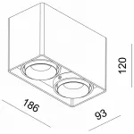 Накладной светильник Deko-Light Mona 348004 Цвет арматуры белый от ImperiumLoft