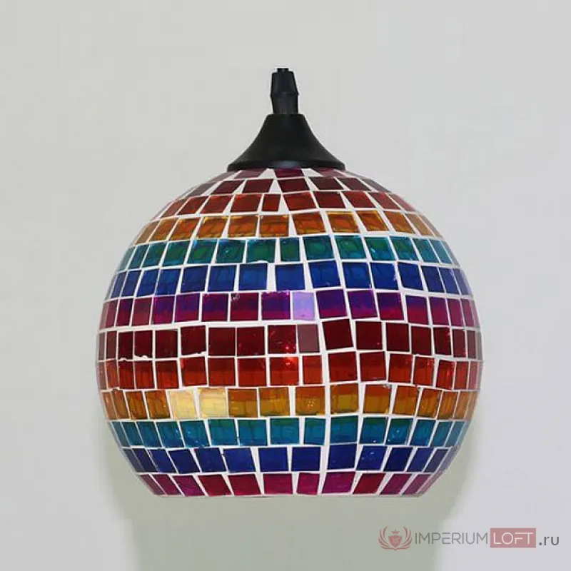Подвесной светильник Hiper Tiffany 3 H034-3 Цвет плафонов разноцветный от ImperiumLoft
