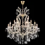Подвесная люстра Maytoni Doris DIA881-PL-15-G Цвет арматуры золото Цвет плафонов прозрачный от ImperiumLoft