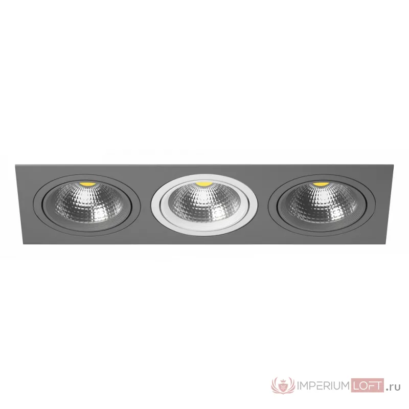 Встраиваемый светильник Lightstar Intero 111 i839090609 Цвет арматуры серый от ImperiumLoft