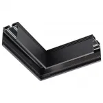 Соединитель угловой L-образный для треков накладных Novotech Kit 135030 Цвет арматуры черный