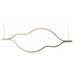 08258-120,33P Подвес Линн матовое золото w120*3 h200 Led 45W (3000K) от ImperiumLoft