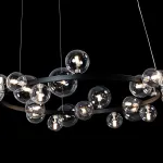 Подвесной светильник Loft it Molecule 10023/1200 Цвет арматуры черный Цвет плафонов прозрачный от ImperiumLoft