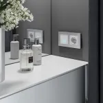 Рамка на 2 поста Werkel Aluminium (алюминий) W0021706 Цвет арматуры серебро