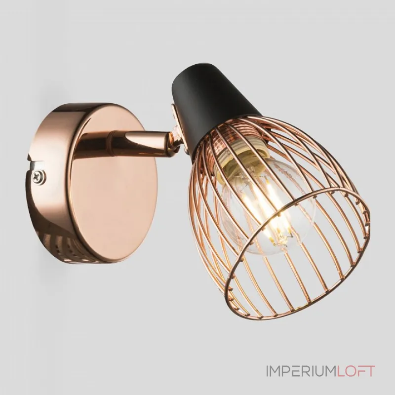 Спот Rivoli Insolito W1 CP Б0038135 Цвет арматуры медь Цвет плафонов медь
