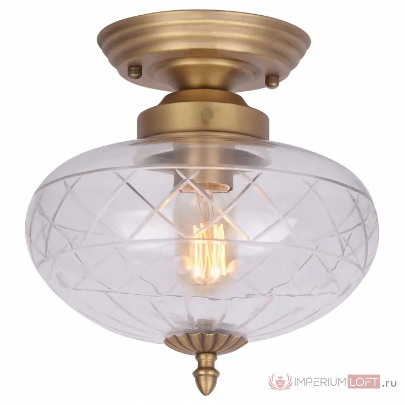 Накладной светильник Arte Lamp A2303PL-1SG Цвет арматуры золото Цвет плафонов прозрачный от ImperiumLoft