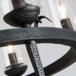 Подвесная люстра Arte Lamp 1722 A1722SP-6BA Цвет арматуры черный Цвет плафонов прозрачный от ImperiumLoft