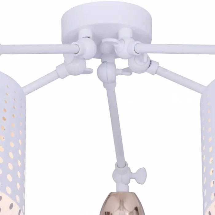 Потолочная люстра TopLight Kristiana TL1154-5D Цвет арматуры золото Цвет плафонов белый от ImperiumLoft