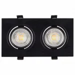 Встраиваемый светильник Denkirs DK302 DK3022-BK Цвет арматуры черный от ImperiumLoft