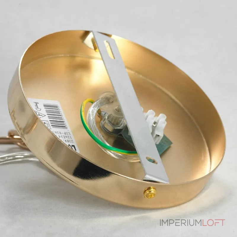 Подвесная люстра Lussole Shelby LSP-8385 Цвет арматуры бронза Цвет плафонов прозрачный