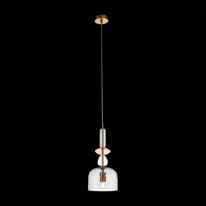 Подвесной светильник ST-Luce Illuvio SL1147.403.01 Цвет арматуры золото Цвет плафонов серый от ImperiumLoft