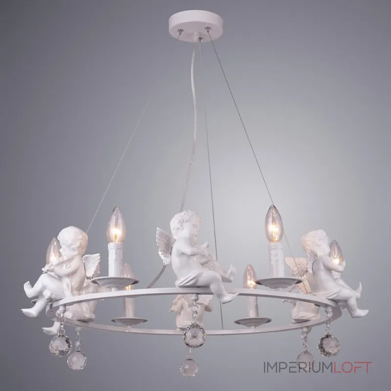 Подвесная люстра Arte Lamp Amur A4288LM-6WH Подвесная люстра Arte Lamp Amur A4288LM-6WH