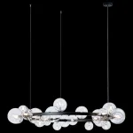 Подвесной светильник Loft it Molecule 10023/1200 Цвет арматуры черный Цвет плафонов прозрачный от ImperiumLoft