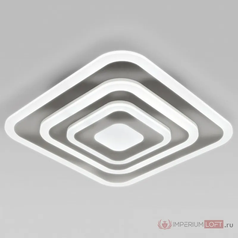 Накладной светильник Eurosvet Siluet 90118/1 хром Цвет плафонов белый Цвет арматуры хром от ImperiumLoft
