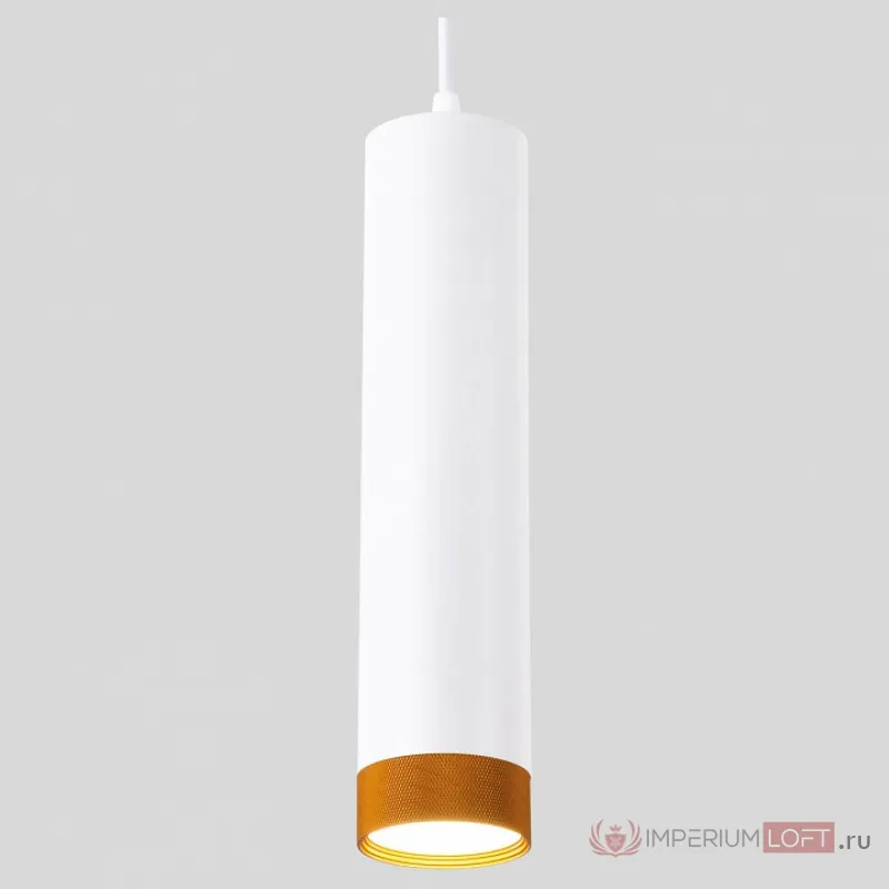 Подвесной светильник Eurosvet Tony 50164/1 LED белый/золото Цвет плафонов золото Цвет арматуры белый от ImperiumLoft