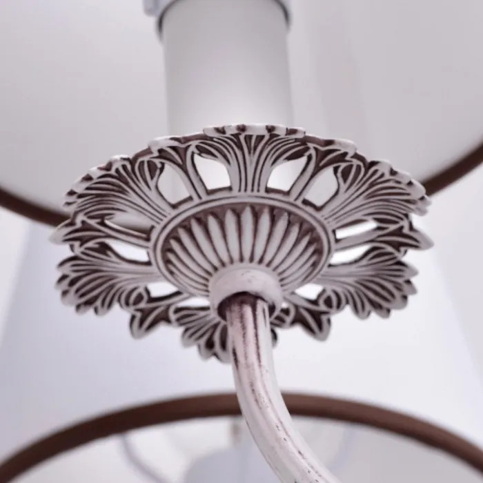 Люстра на штанге MW-Light Августина 4 419011006 Цвет арматуры белый Цвет плафонов белый от ImperiumLoft