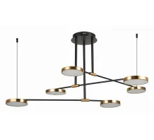 Люстра на штанге ST-Luce Farone SL1605.403.06 Цвет плафонов латунь Цвет арматуры черный
