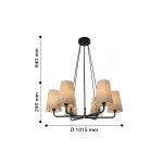Подвесная люстра Favourite Pfefferling 2364-10P от ImperiumLoft
