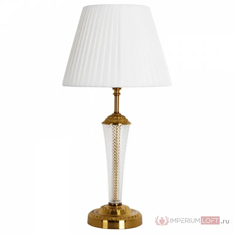 Настольная лампа декоративная Arte Lamp Gracie A7301LT-1PB Цвет плафонов белый Цвет арматуры медь от ImperiumLoft