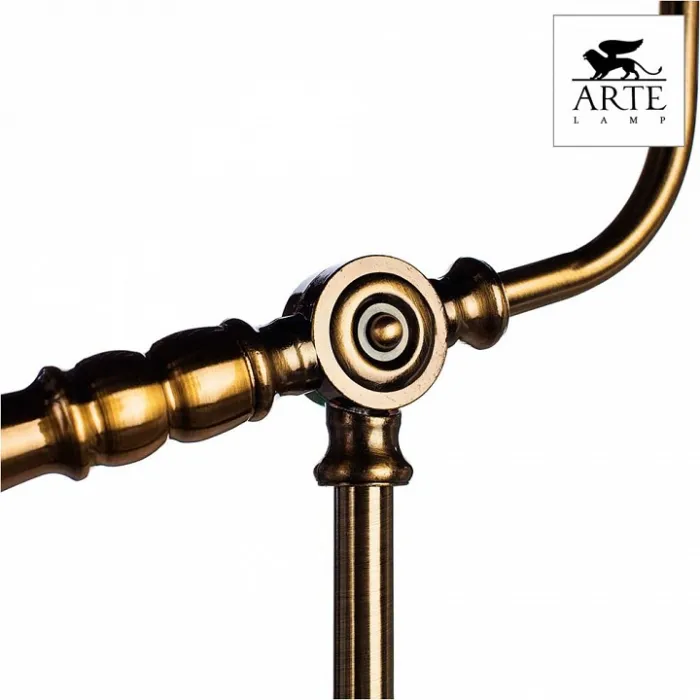 Настольная лампа декоративная Arte Lamp Seville A1509LT-1PB Цвет арматуры медь Цвет плафонов белый от ImperiumLoft