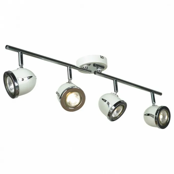 Спот Lussole Tivoli LSN-3119-04 Цвет арматуры хром Цвет плафонов хром от ImperiumLoft